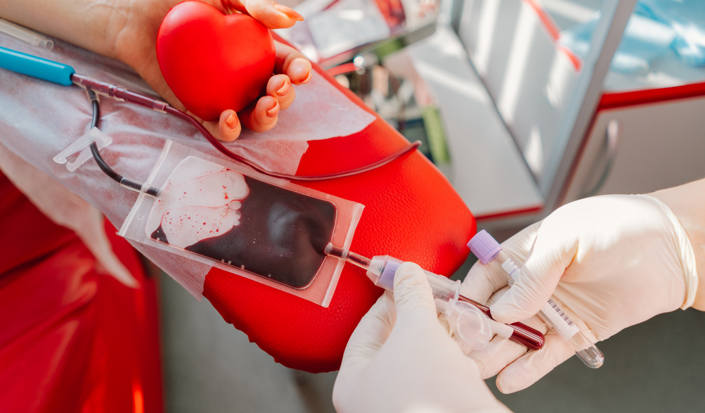Beneficios de donar sangre